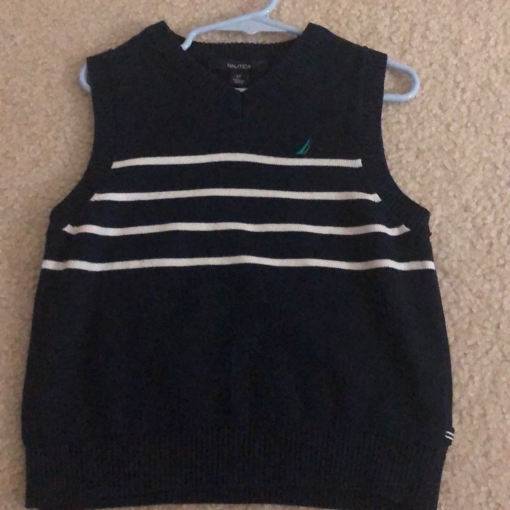 Nautica navy vest 3T boys